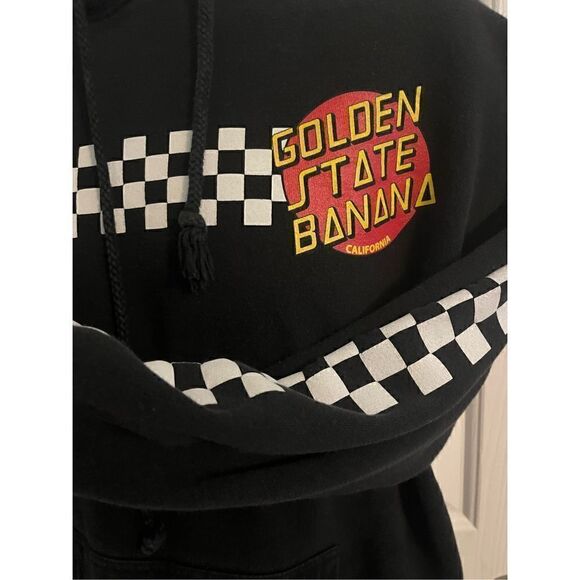Golden State Banana Black Hoodie. Size Medium. Y2K - Picture 4 of 8